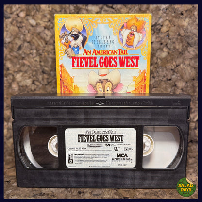 Fievel Goes West -VHS- An American Tail