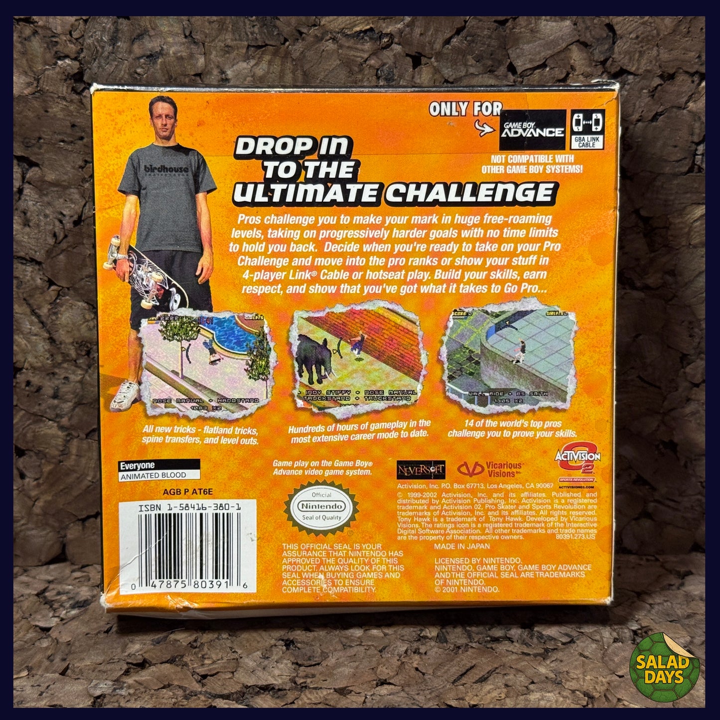 Tony Hawk -GameBoy Advance- Pro Skater 4