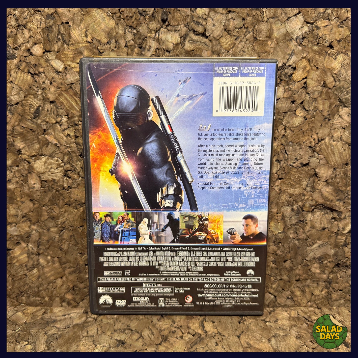 G.I. Joe The Movie -DVD- Channing Tatum