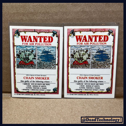 Rock E Horror/Marty Gras -Garbage Pail Kids- Series #4 Card #135AB
