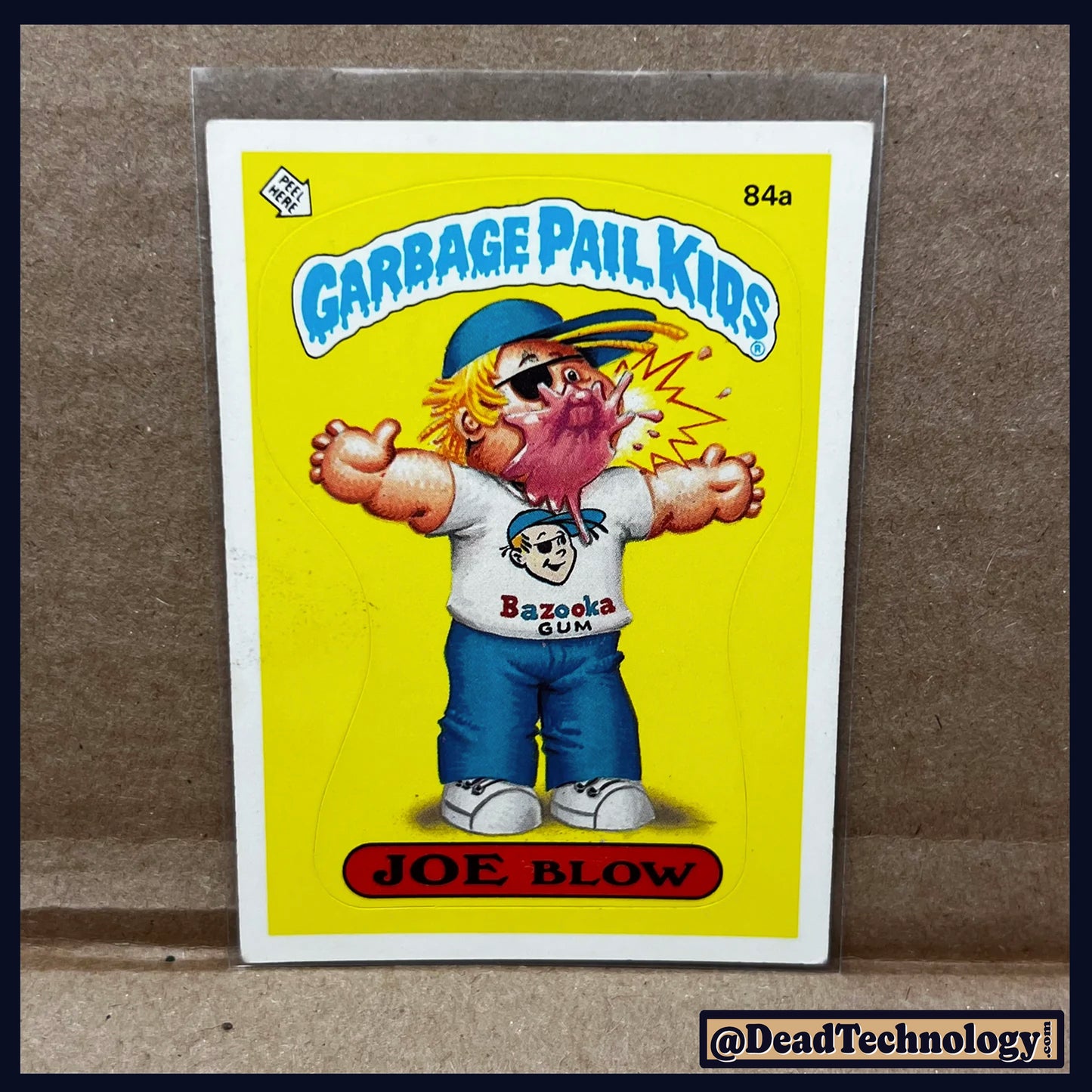 Joe Blow -Garbage Pail Kids- Series #3 Card #84A