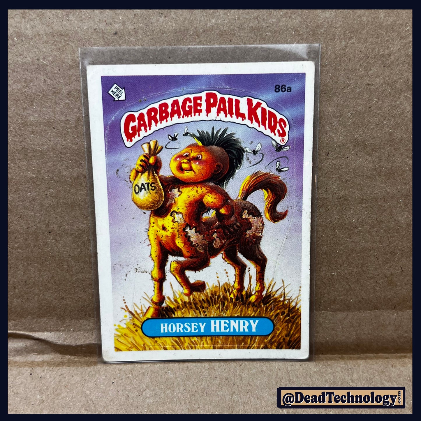 Horsey Henry -Garbage Pail Kids- Series #3 Card #86A