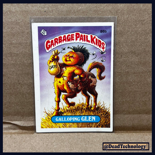 Galloping Glen -Garbage Pail Kids- Series #3 Card #86B