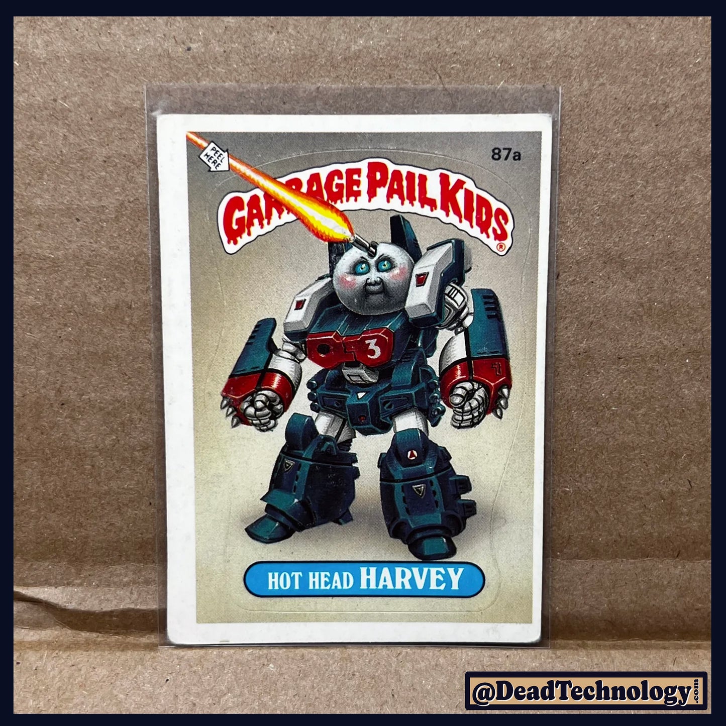 Hot Head Harvey -Garbage Pail Kids- Series #3 Card #87A