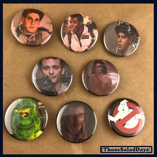 Ghostbusters -Buttons- 8 Pack