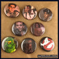 Ghostbusters -Buttons- 8 Pack