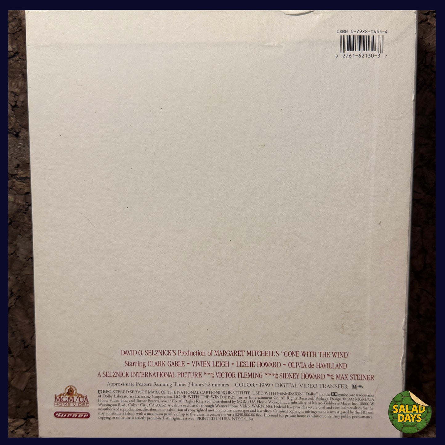 Gone With the Wind -VHS- Collector's Deluxe Edition