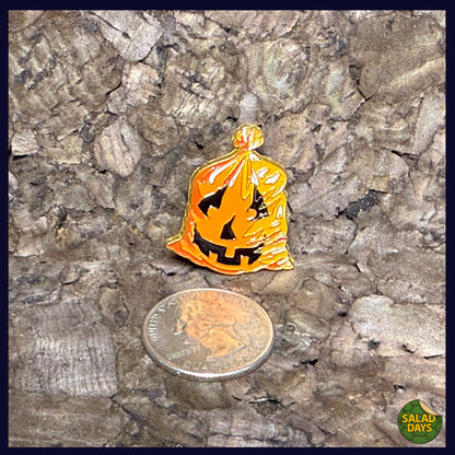 Halloween Leaves -Enamel Pin- Jack O'Lantern