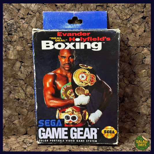 Evander Holyfield's Real Deal Boxing -Box & Manual Only- Sega Game Gear