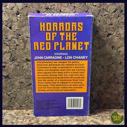 Horrors of the Red Planet -VHS-