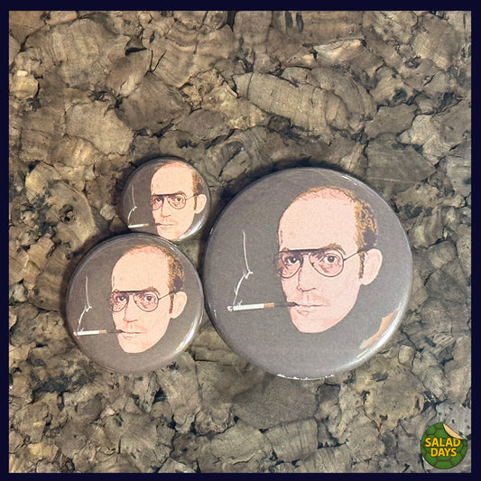 Hunter S Thompson -Buttons/Bottle Openers- Cartoon