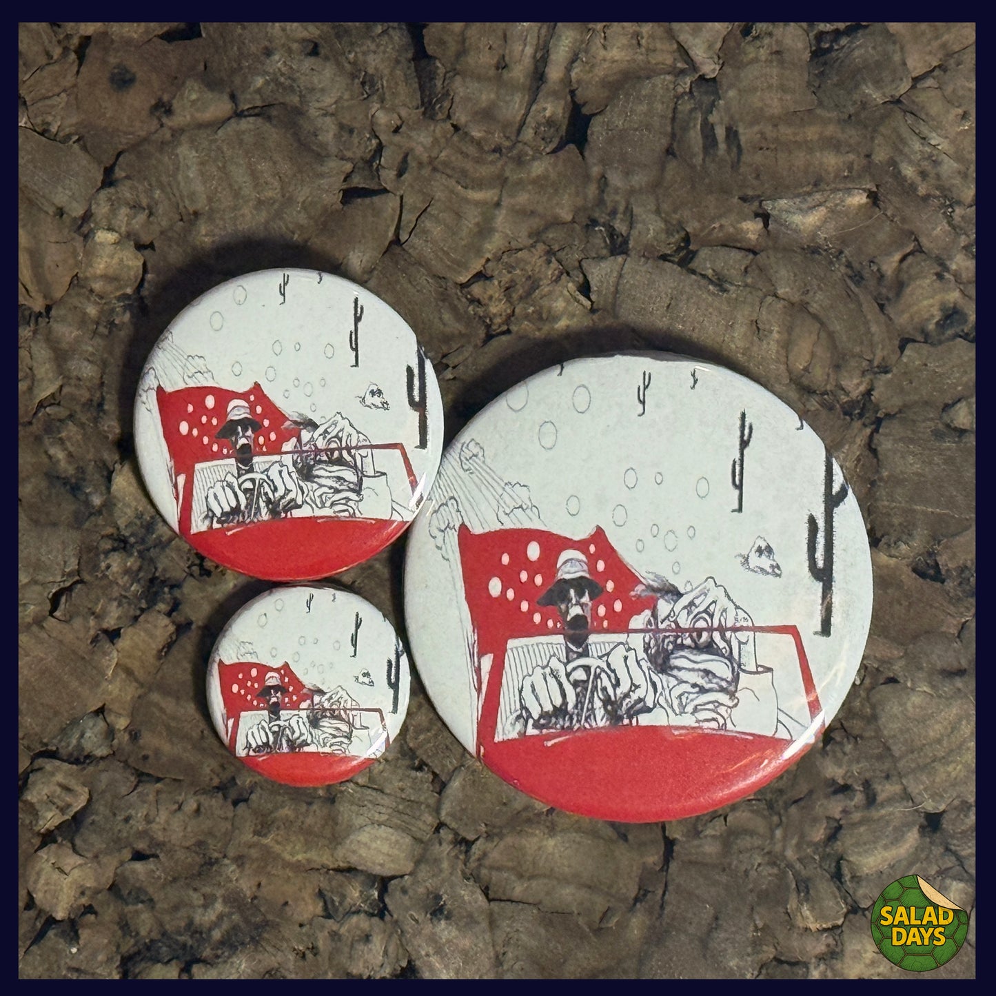 Hunter S Thompson -Buttons/Bottle Openers- Attorney