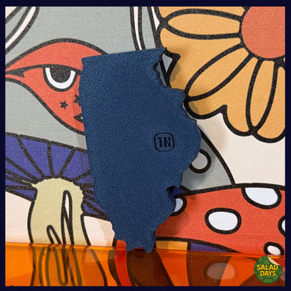 Illinois -State Magnet- Brick Styled with a Heart For Home