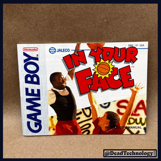 In Your Face -Nintendo GameBoy- Manual