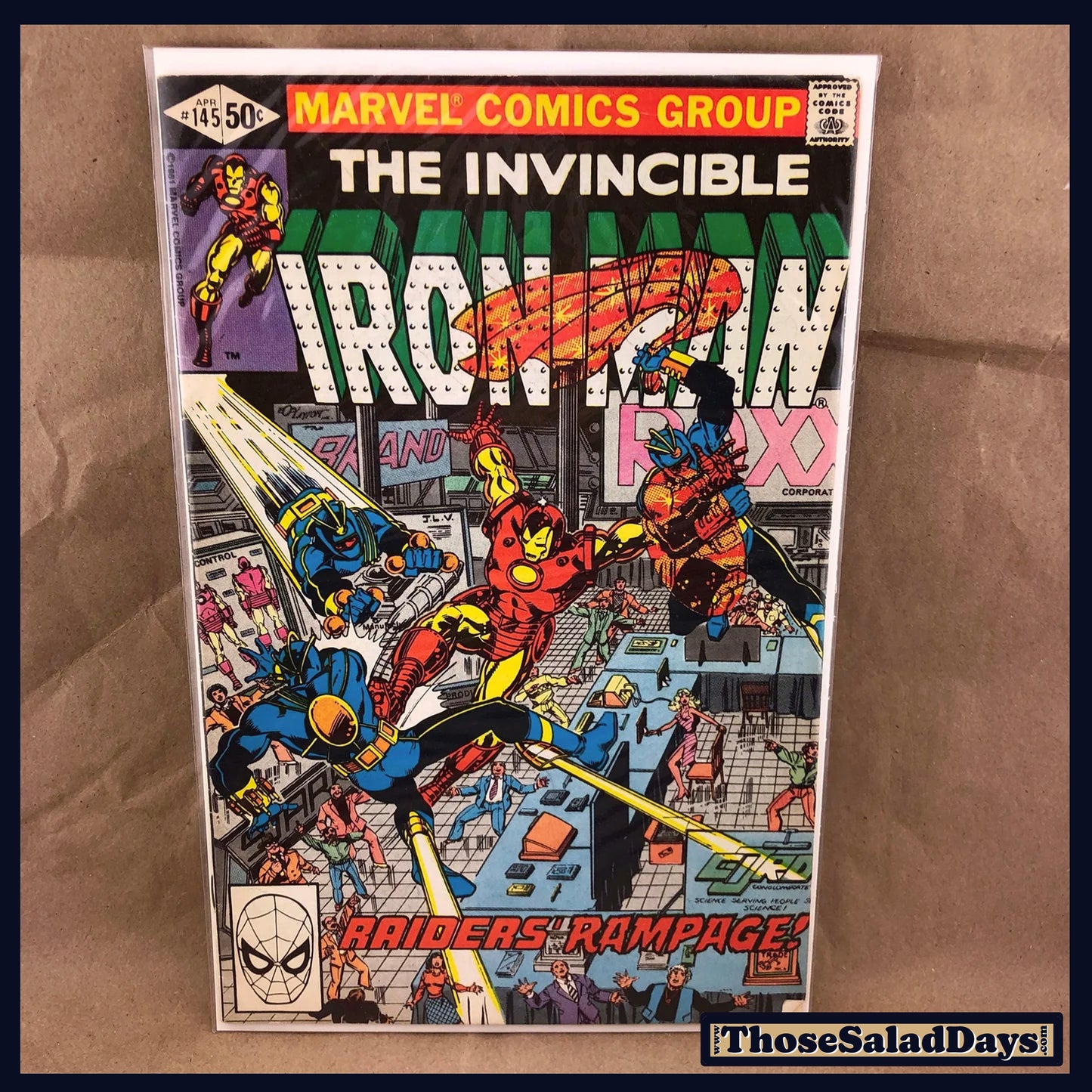 The Invincible Iron Man #145 -Marvel Comic-