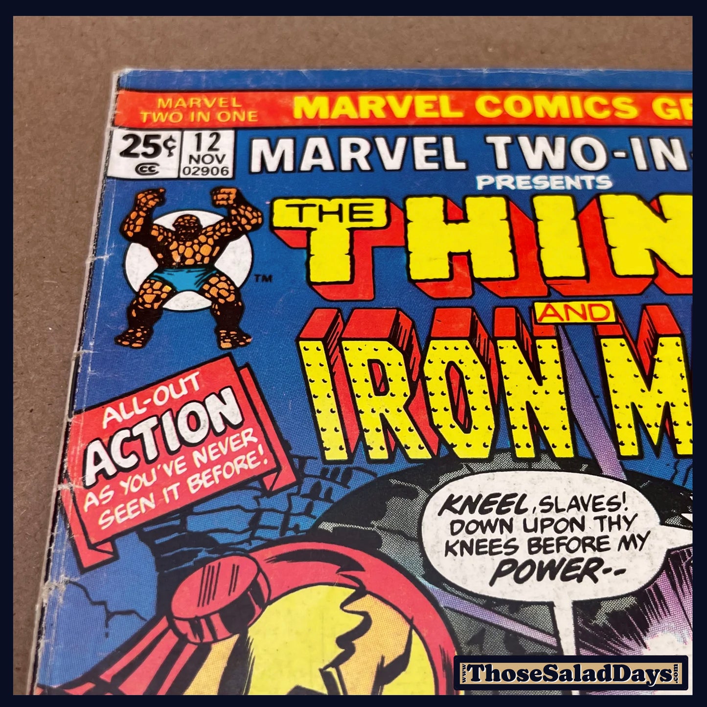 Marvel Two In One -The Thing Iron Man- #12 Comic