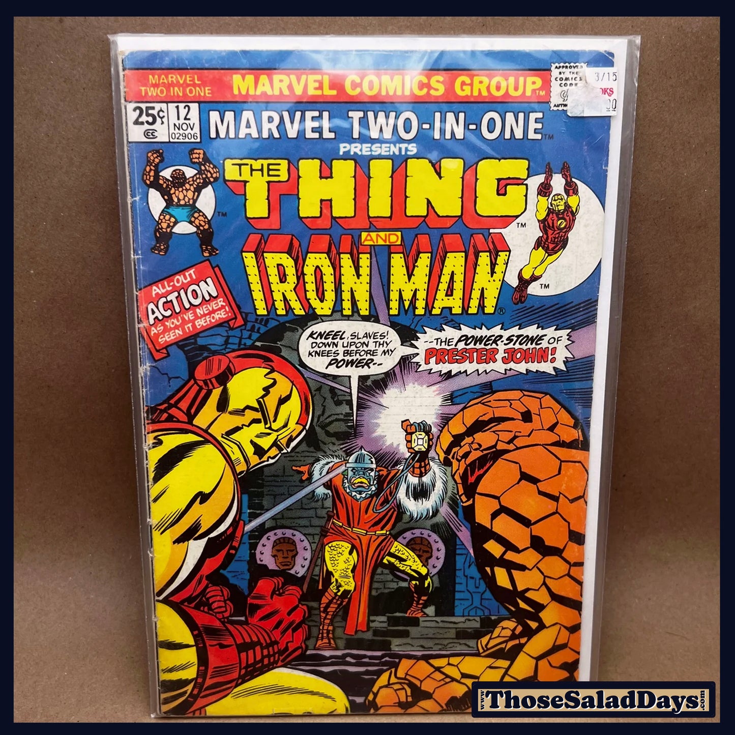 Marvel Two In One -The Thing Iron Man- #12 Comic