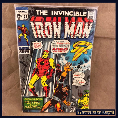 The Invincible Iron Man #35 -Marvel Comic-