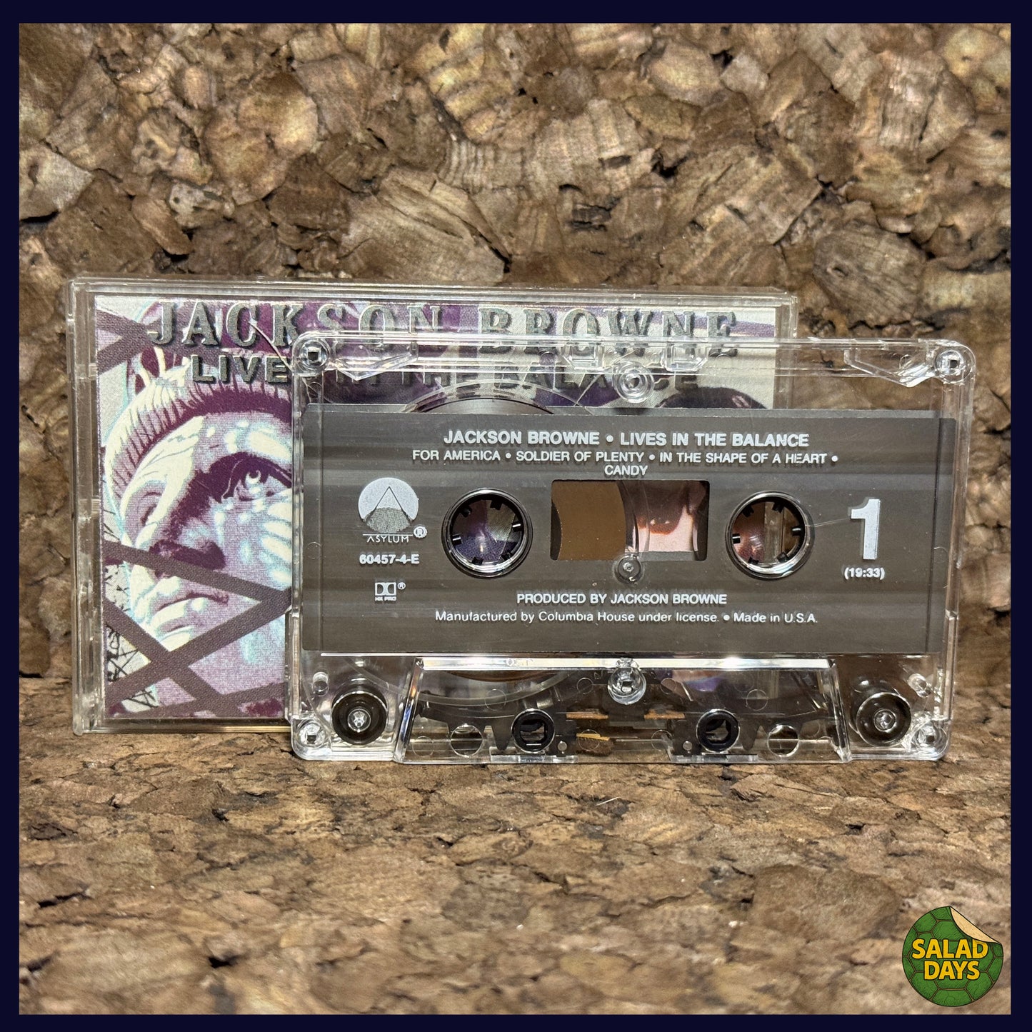 Jackson Browne -Cassette Tape- Lives in the Balance
