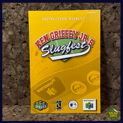 Ken Griffey Jr's Slugfest -Nintendo 64- Manual