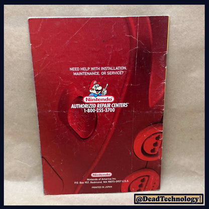 Major League Baseball Ft. Ken Griffey Jr -Nintendo 64- Manual
