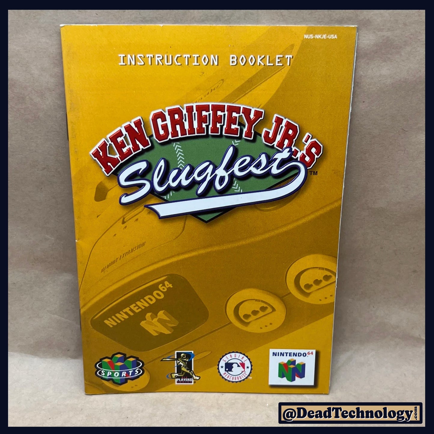 Ken Griffey Jr's Slugfest -Nintendo 64- Manual