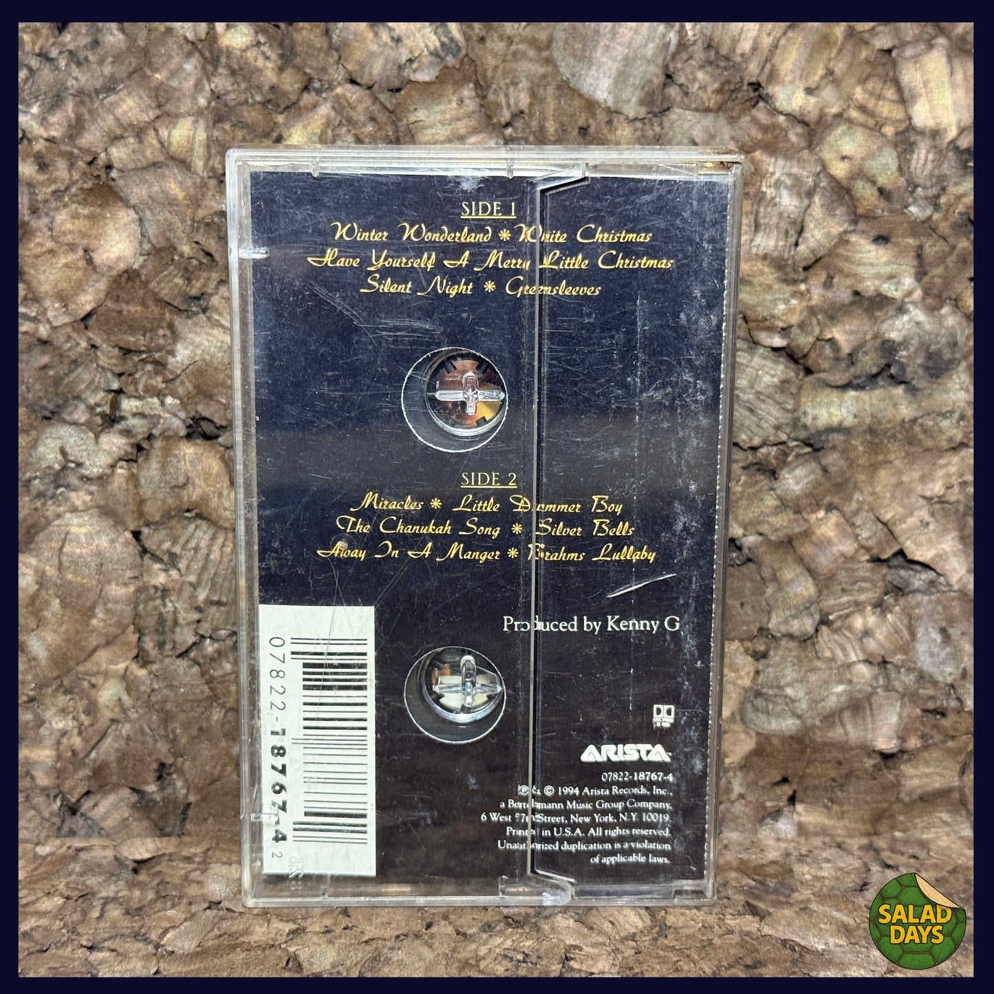 Kenny G -Cassette Tape- Miracles The Holiday Album