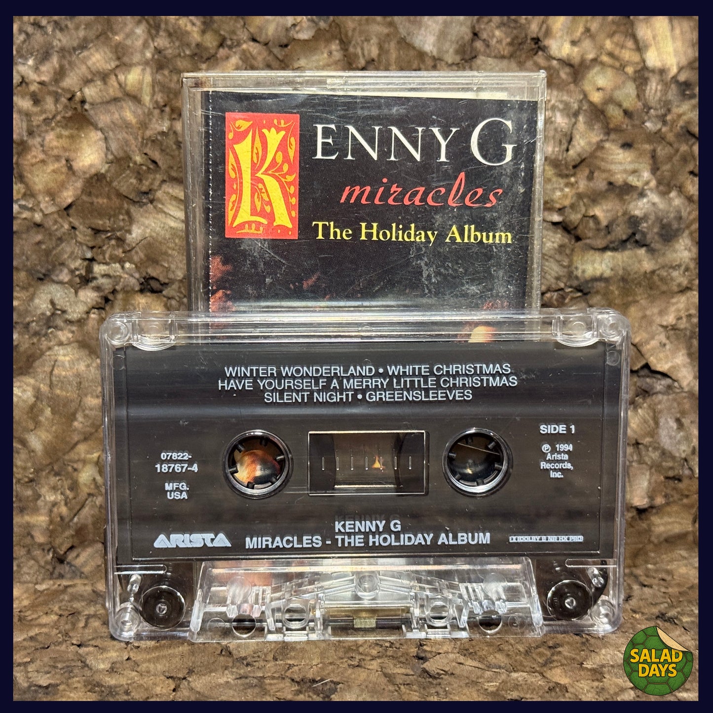 Kenny G -Cassette Tape- Miracles The Holiday Album
