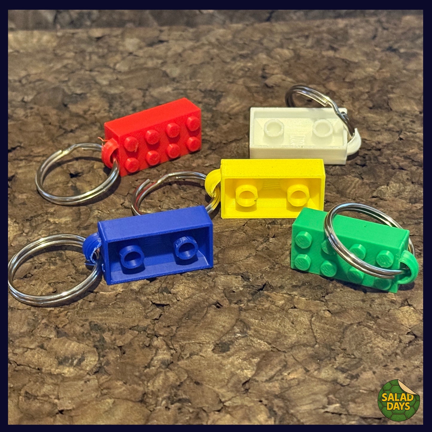 Brick Style -Keychains and Hanger-