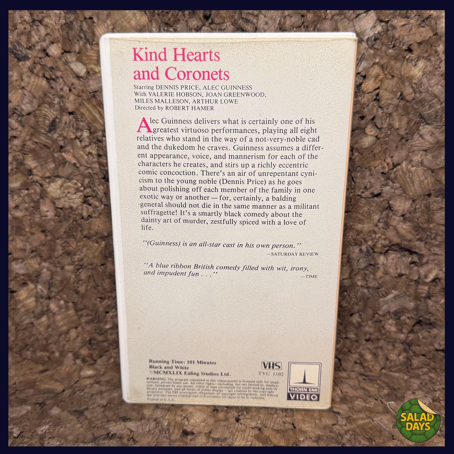 Kind Hearts and Coronets -VHS-