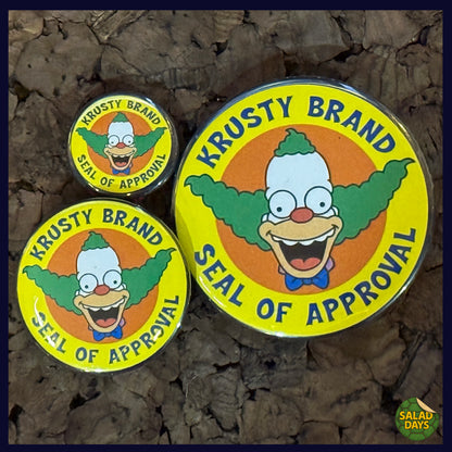 Krusty Approved -Button/Bottle Opener- Single