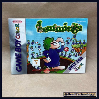 Lemmings -GameBoy Color- Manual