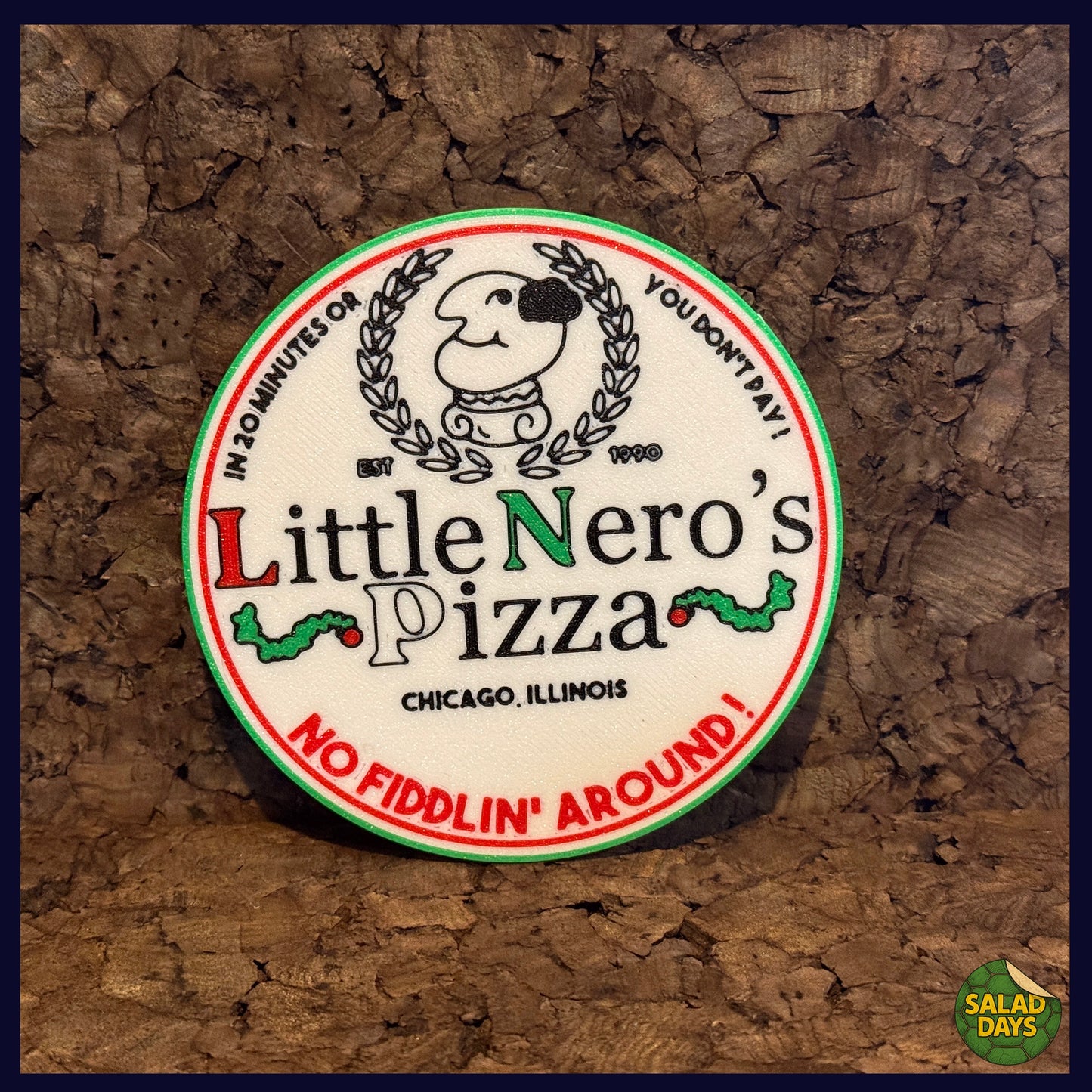 Little Nero's Pizza -Drink Coaster- Home Alone