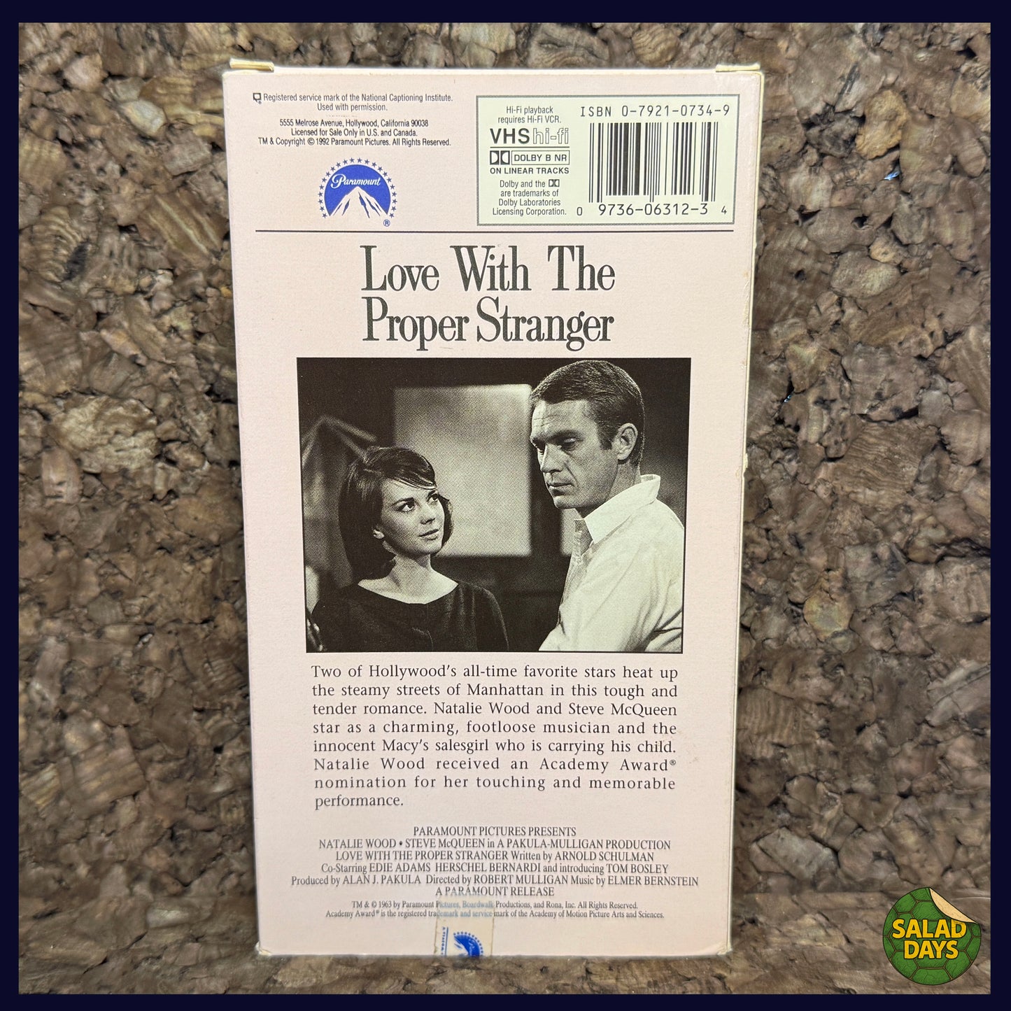 Love with the Proper Stranger -VHS-