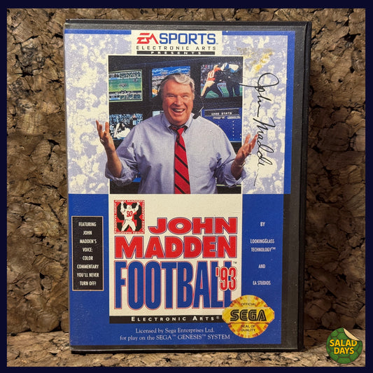Madden '93 -Sega Genesis- CIB