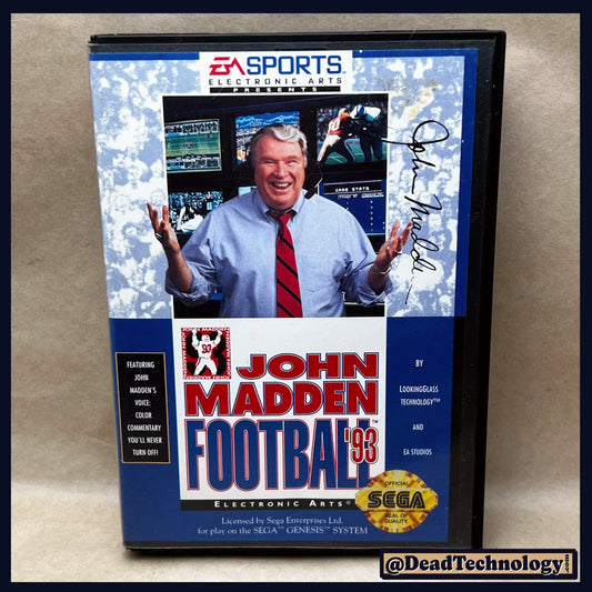 Madden '93 -Sega Genesis- CIB