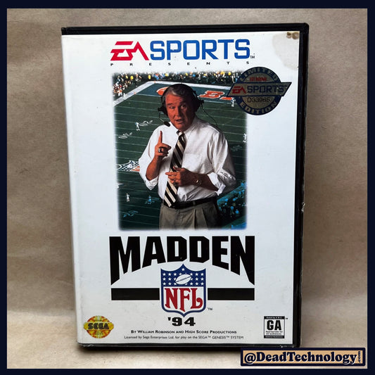 Madden '94 -Sega Genesis- CIB
