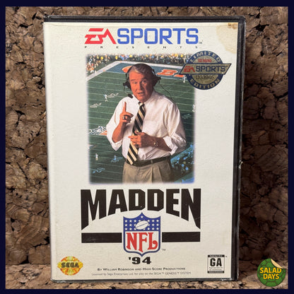 Madden '94 -Sega Genesis- CIB