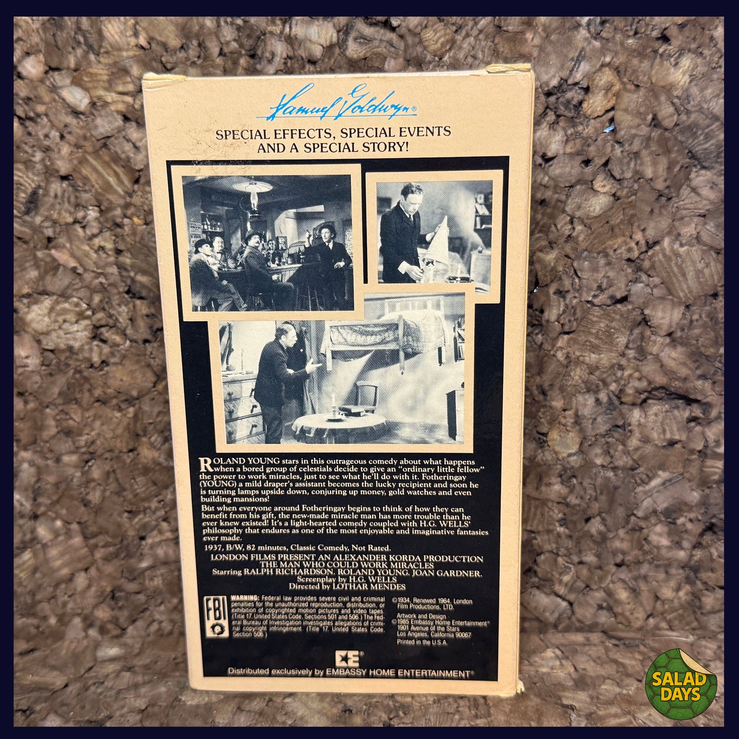 Man Who Could Perform Miracles, The -VHS-