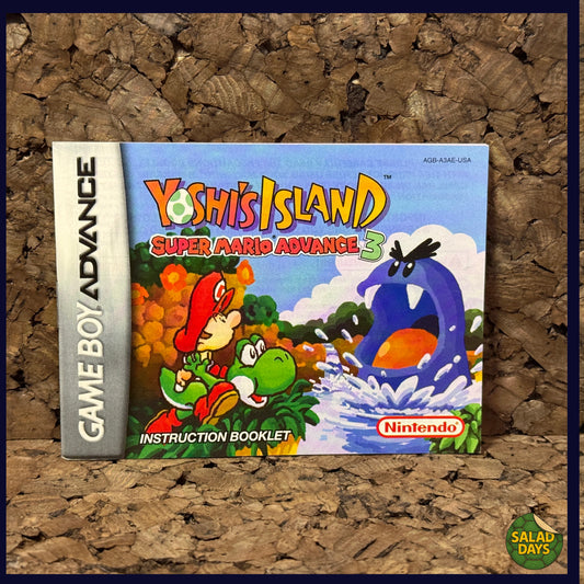 Super Mario Advance 3 -GameBoy Advance- Manual
