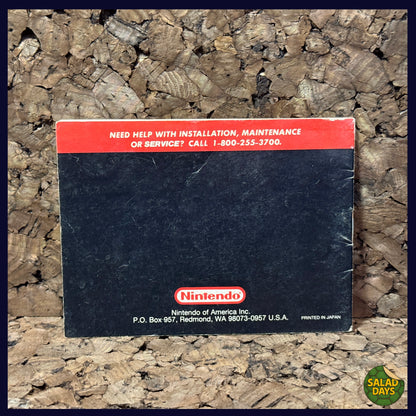 Super Mario Land -GameBoy- Red Back Manual