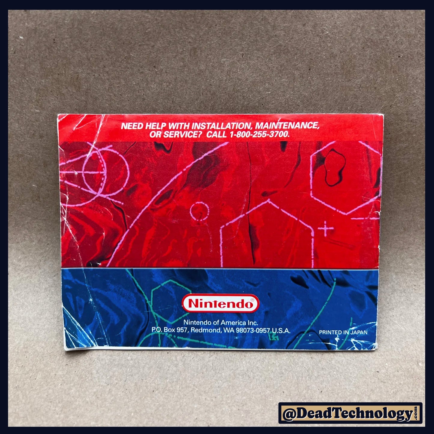 Mario Tennis -Virtual Boy- Manual