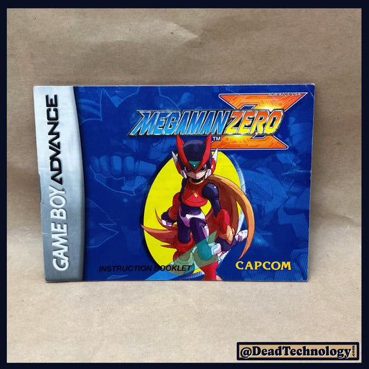 MegaMan Zero -GameBoy Advance- Manual