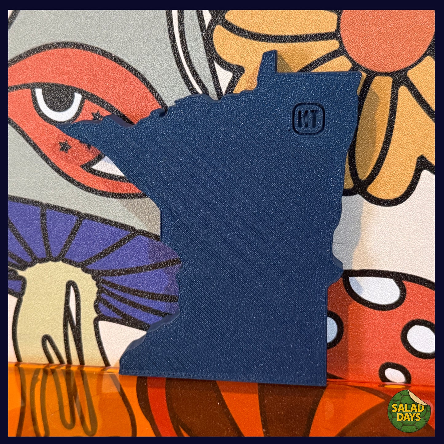 Minnesota -State Magnet- Brick Styled with a Heart For Home