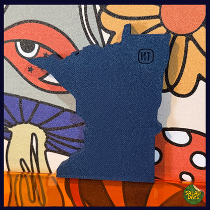 Minnesota -State Magnet- Brick Styled with a Heart For Home