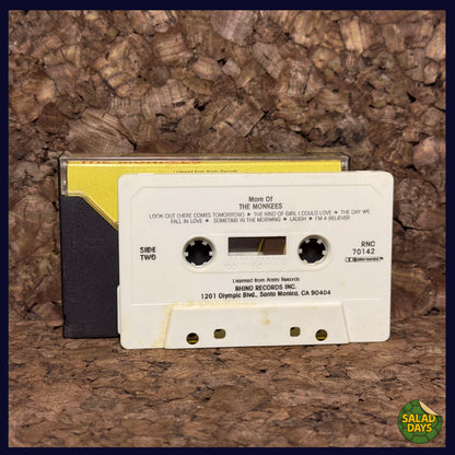 Monkees, The -Cassette Tape- More Monkees