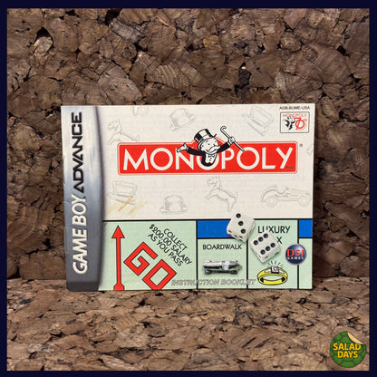 Monopoly -GameBoy Advance- Manual