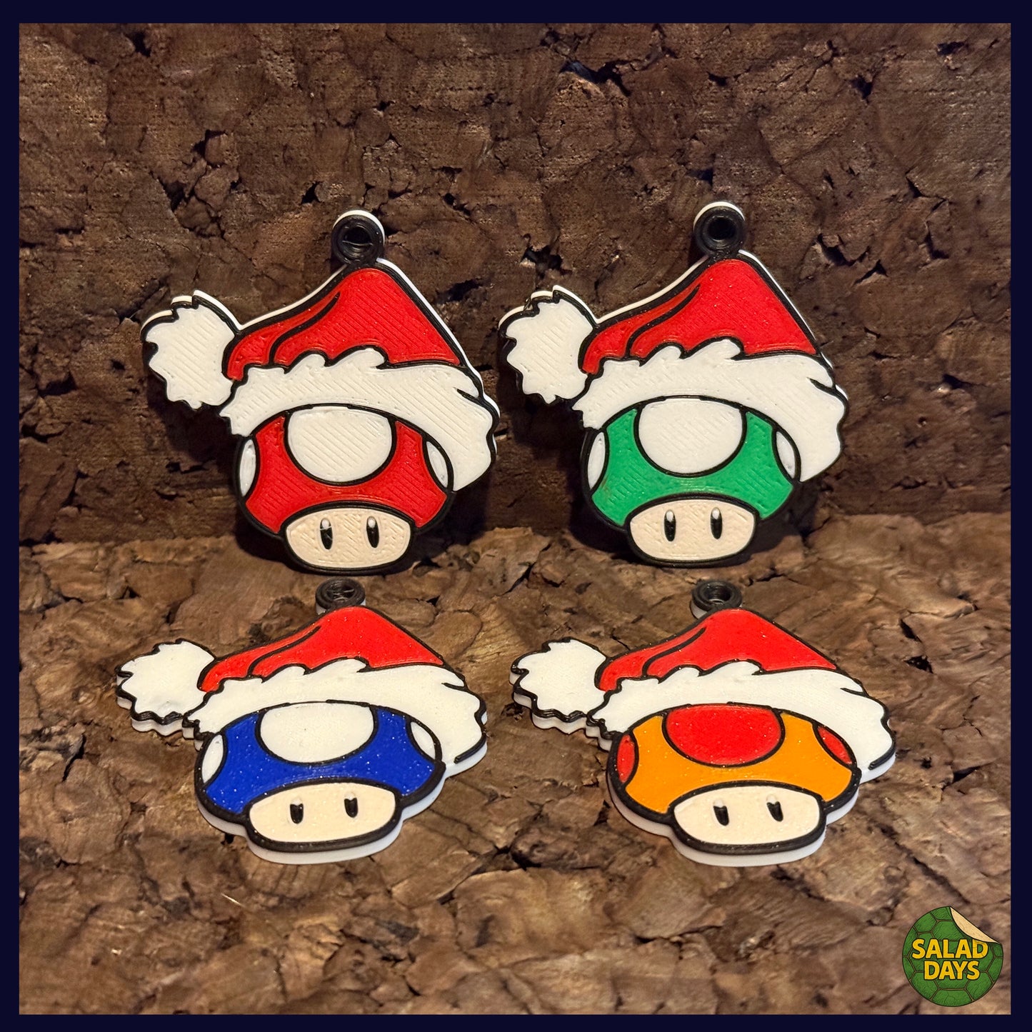 Toad Santa Hat -Ornament- Super Mario Bros
