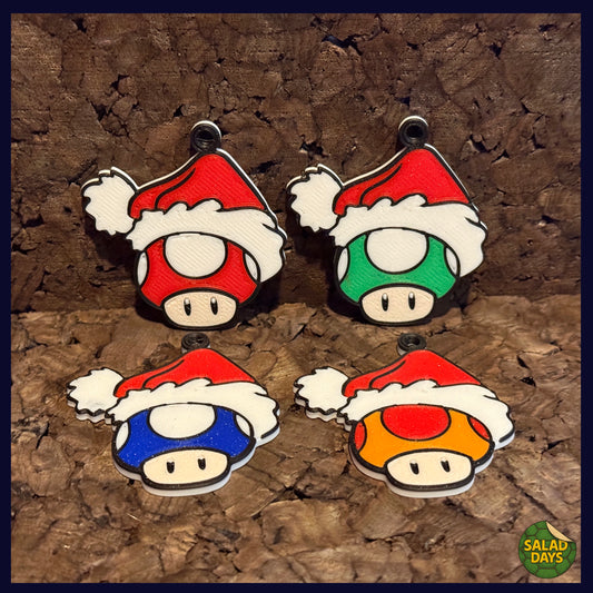 Toad Santa Hat -Ornament- Super Mario Bros