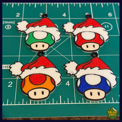 Toad Santa Hat -Ornament- Super Mario Bros